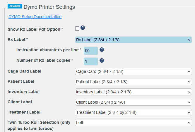 lavendel Retoucheren Invloed How to enable and configure the DYMO Printer settings? – Covetrus Pulse™  Help Center