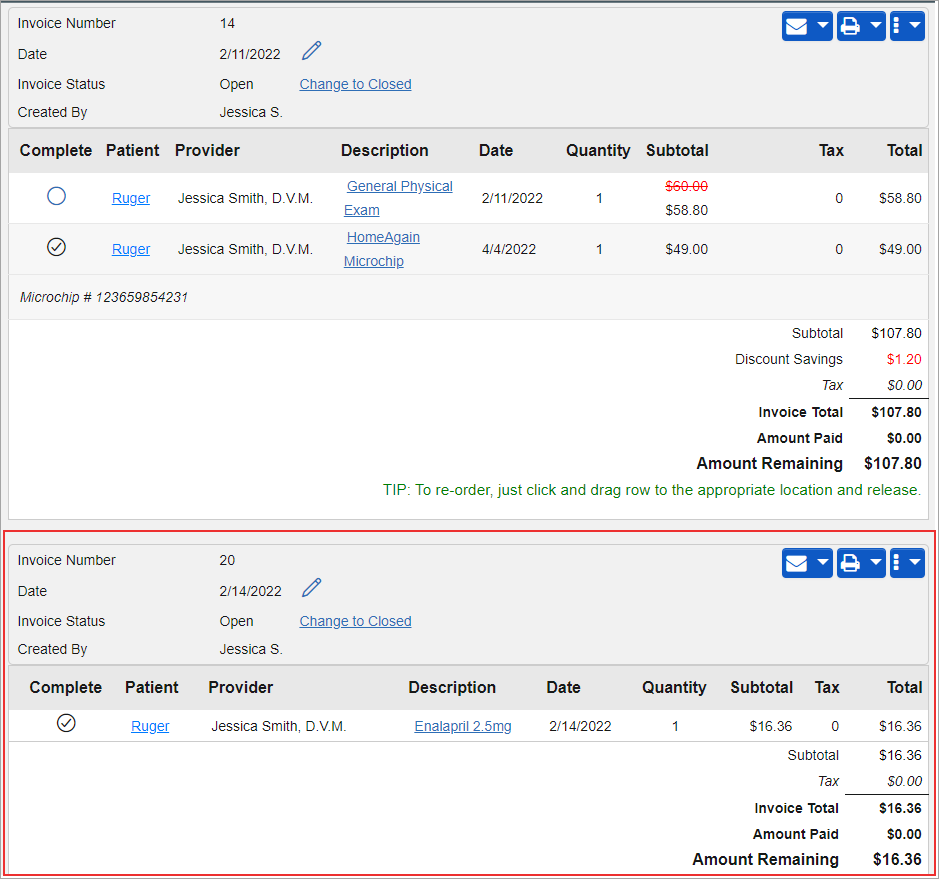 how-do-i-split-an-invoice-covetrus-pulse-help-center