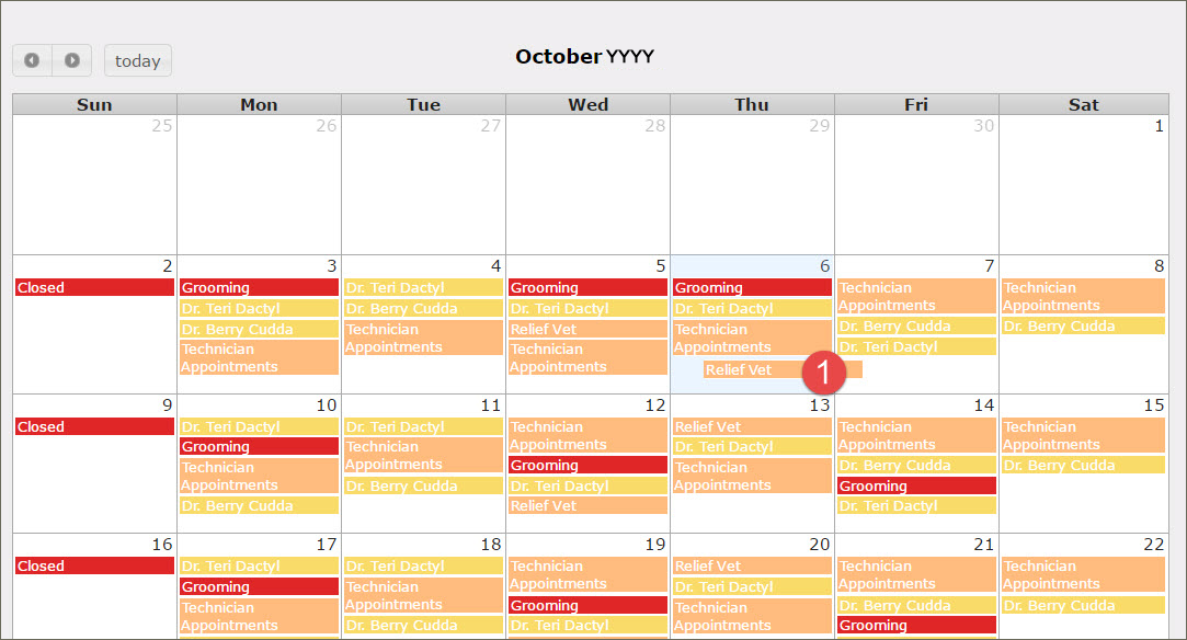 How do I configure Calendar Resource schedules? Covetrus Pulse™ Help